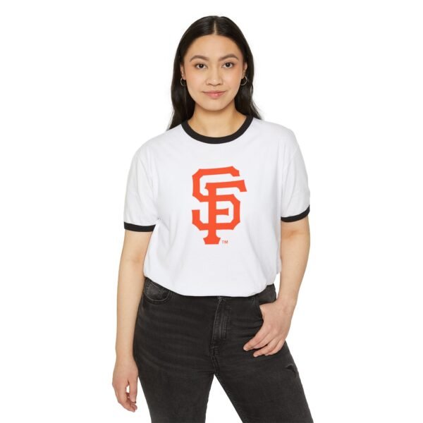 San Francisco Giants Unisex Cotton Ringer T-Shirt - Image 11