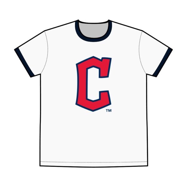 Cleveland Guardians Men's Staple Ringer Tee - Image 3