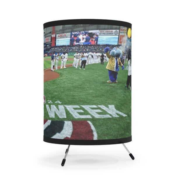 Tampa Bay Rays Stadium Tripod Lamp with High-Res Printed Shade, USCA plug - Image 4