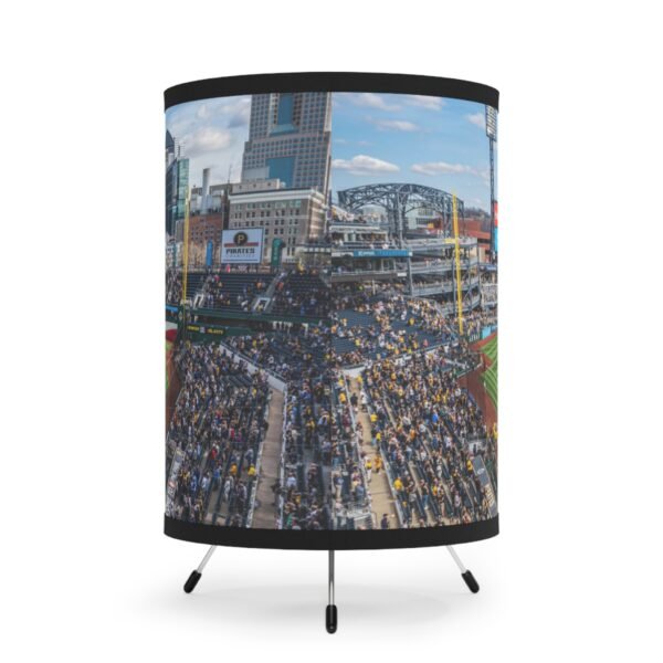 Pittsburgh Pirates PNC Park Tripod Lamp with High-Res Printed Shade, USCA plug - Image 3