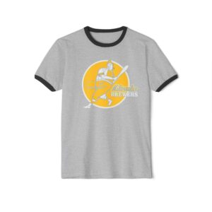 Milwaukee Brewers Unisex Cotton Ringer T-Shirt
