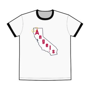 California Angels Men's Staple Ringer Tee