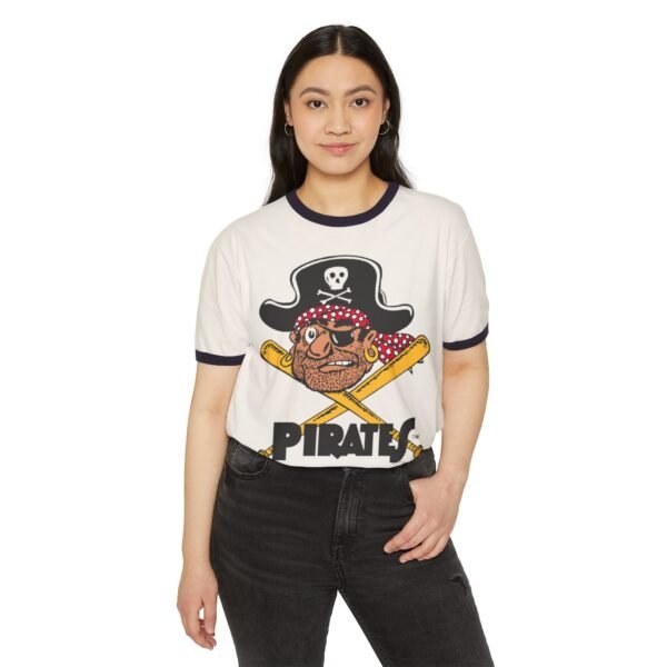 Pittsburgh Pirates Unisex Cotton Ringer T-Shirt - Image 7