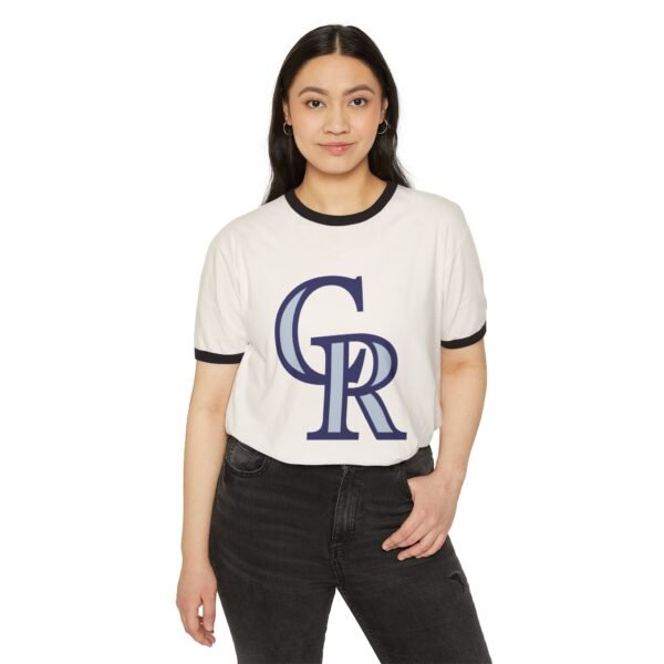 Colorado Rockies Unisex Cotton Ringer T-Shirt - Image 7