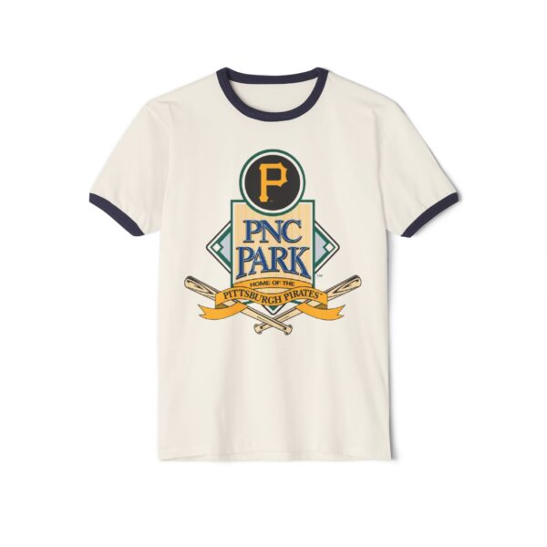 Pittsburgh Pirates PNC Park Unisex Cotton Ringer T-Shirt - Image 5