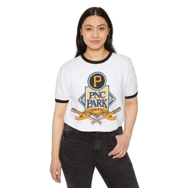 Pittsburgh Pirates PNC Park Unisex Cotton Ringer T-Shirt - Image 15