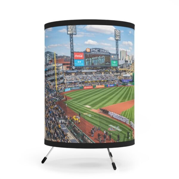 Pittsburgh Pirates PNC Park Tripod Lamp with High-Res Printed Shade, USCA plug - Image 2