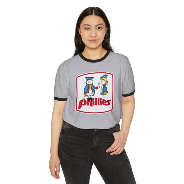 Philadelphia Phillies Unisex Cotton Ringer T-Shirt - Image 15