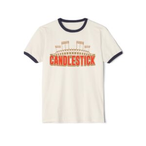 San Francisco Giants Candlestick Park Unisex Cotton Ringer T-Shirt
