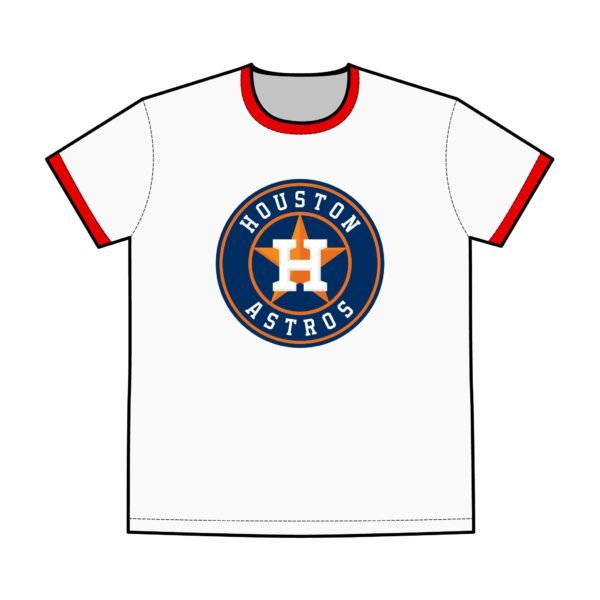 Houston Astros Men's Staple Ringer Tee - Image 3