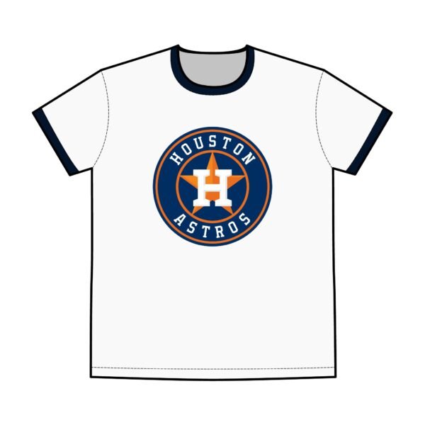 Houston Astros Men's Staple Ringer Tee - Image 5