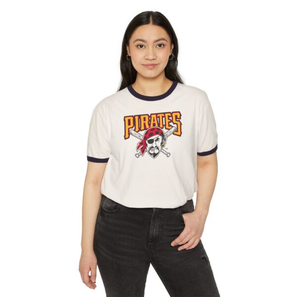 Pittsburgh Pirates Unisex Cotton Ringer T-Shirt - Image 7