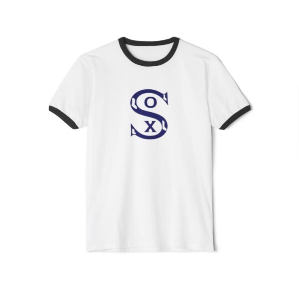 Chicago White Sox Unisex Cotton Ringer T-Shirt - Image 9