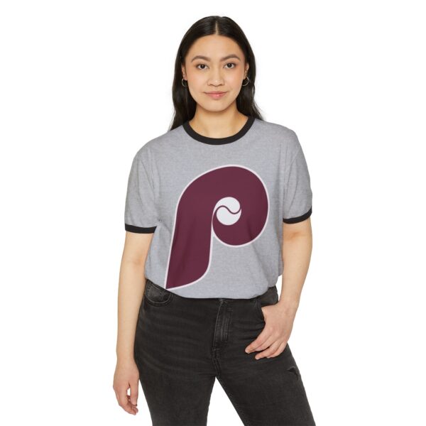 Philadelphia Phillies Unisex Cotton Ringer T-Shirt - Image 15