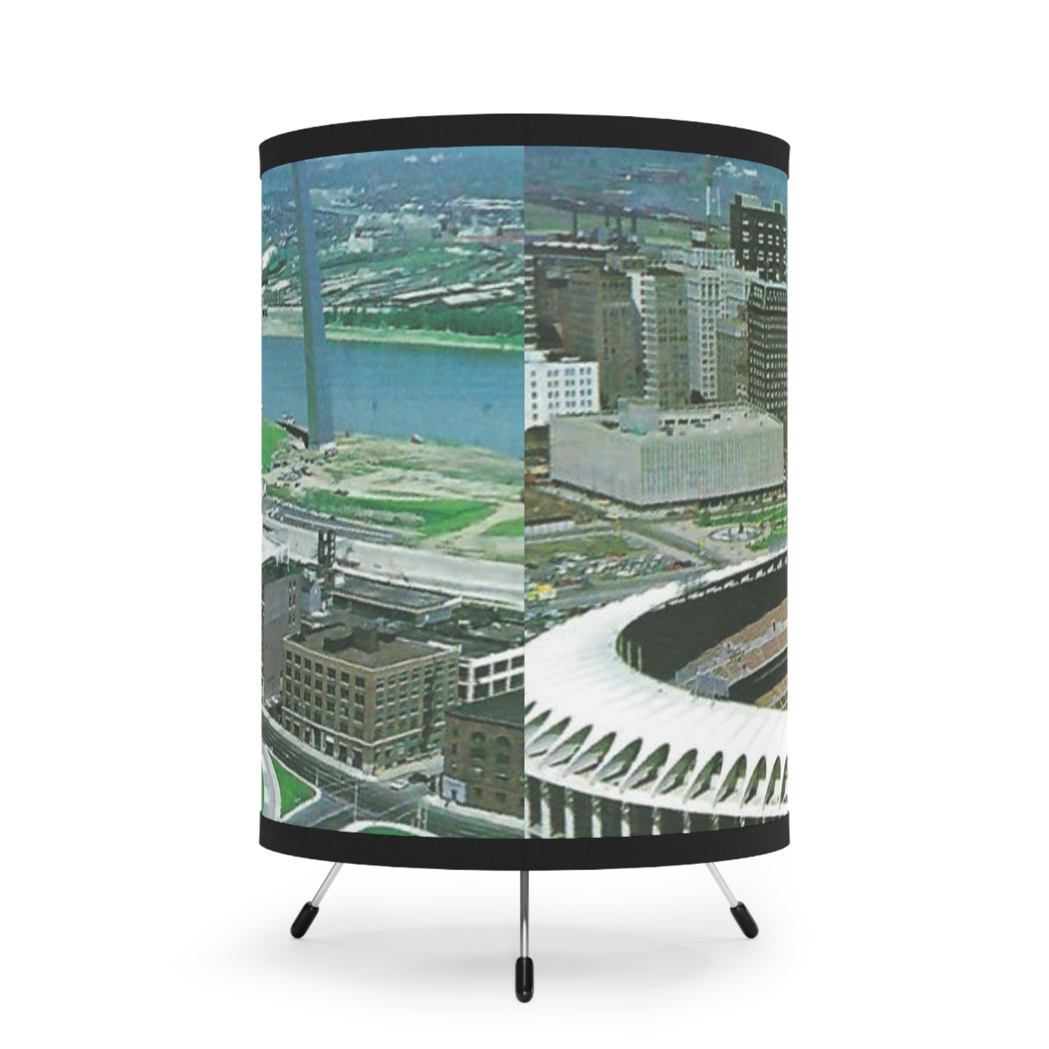 St. Louis Cardinals Busch Stadium Tripod Lamp with High-Res Printed Shade, USCA plug - Image 3