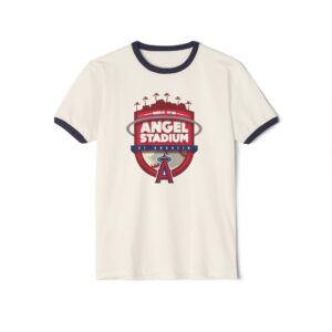 Anaheim Stadium Unisex Cotton Ringer T-Shirt