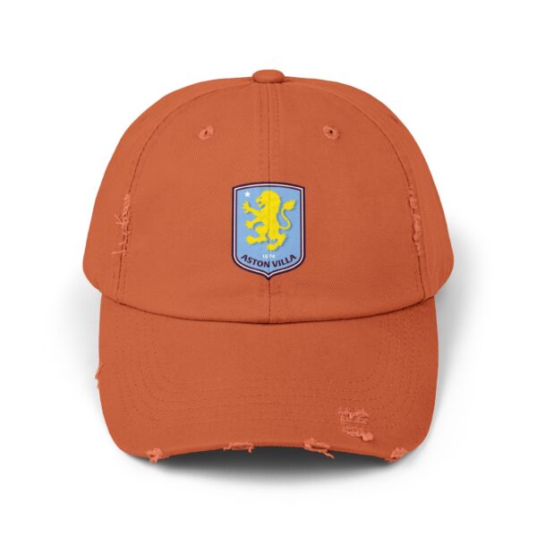 Aston Villa Unisex Distressed Cap - Image 5