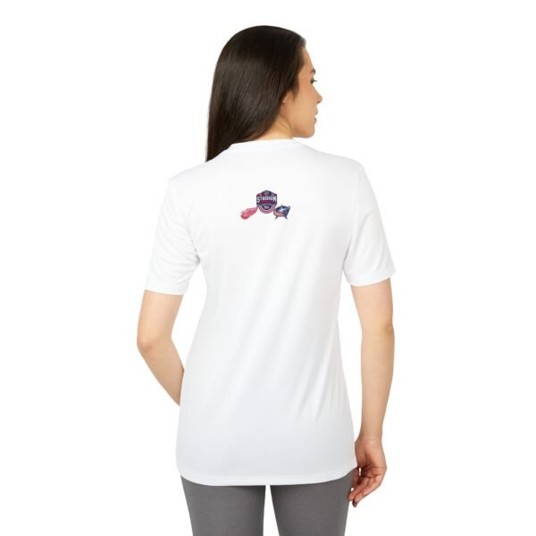 Detroit Red Wings vs Columbus Blue Jackets 2025 Stadium Series Adidas Unisex Sport T-shirt - Image 4