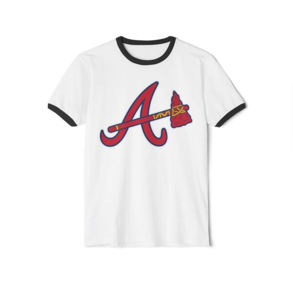 Atlanta Braves Unisex Cotton Ringer T-Shirt - Image 5