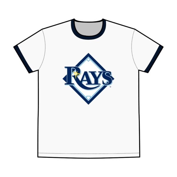 Tampa Bay Rays Men's Staple Ringer Tee - Image 3