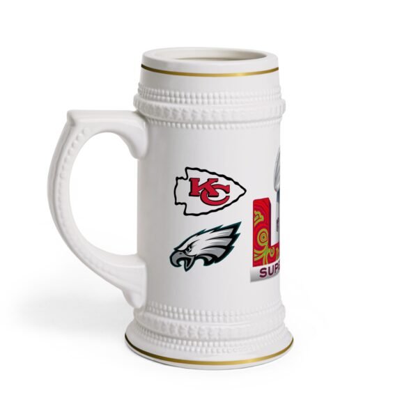 Eagles vs Chiefs 2025 Super Bowl LIX Stein Mug - Image 2