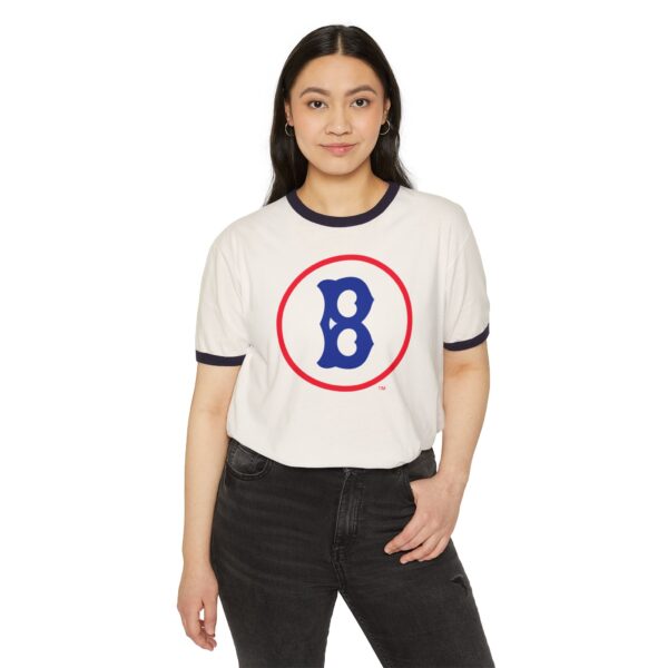 Brooklyn Dodgers Unisex Cotton Ringer T-Shirt - Image 3