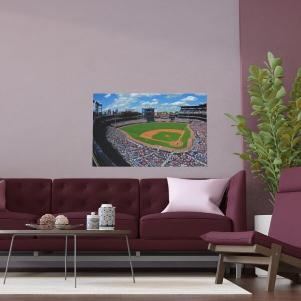 Atlanta Braves Turner Field Indoor and Outdoor Silk Posters - Image 3