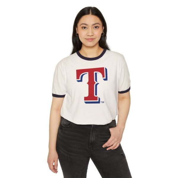 Texas Rangers Unisex Cotton Ringer T-Shirt - Image 3