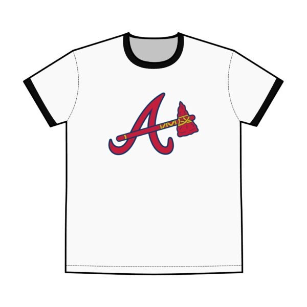Atlanta Braves Men's Staple Ringer Tee - Image 5