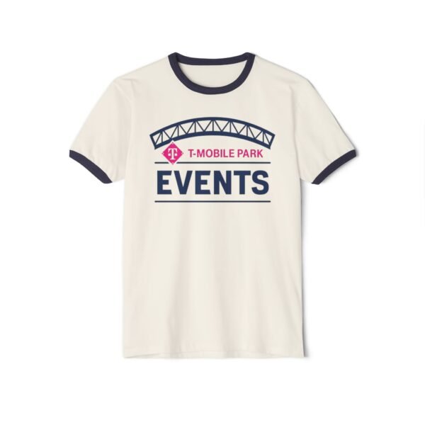 Seattle Mariners T-Mobile Park Unisex Cotton Ringer T-Shirt