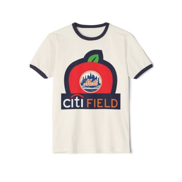New York Mets Citi Field Unisex Cotton Ringer T-Shirt - Image 9