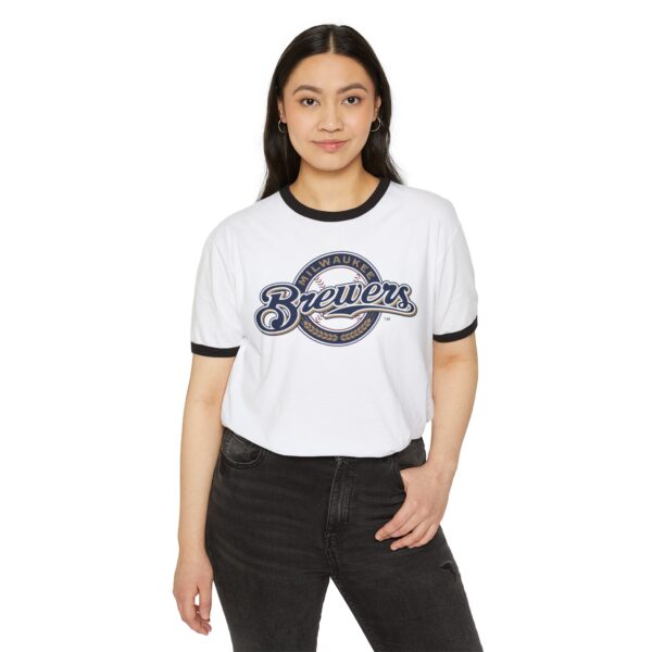 Milwaukee Brewers Unisex Cotton Ringer T-Shirt - Image 15