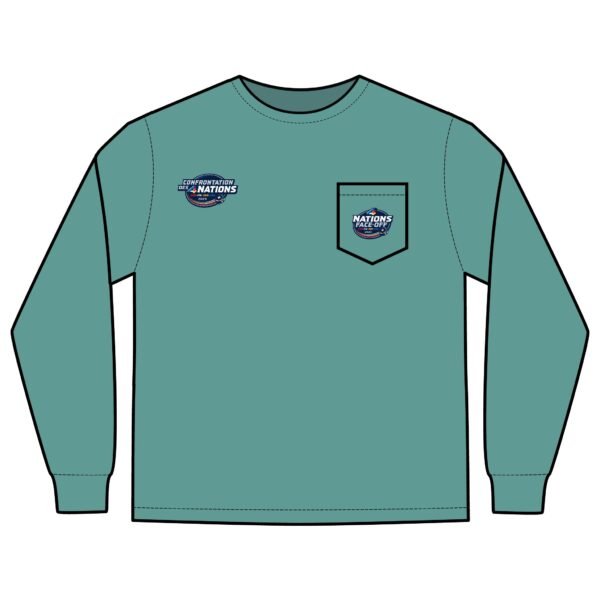 2025 4 Nations Face-Off Unisex Long Sleeve Pocket T-Shirt - Image 23