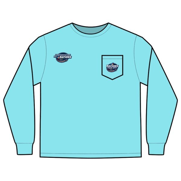 2025 4 Nations Face-Off Unisex Long Sleeve Pocket T-Shirt - Image 25