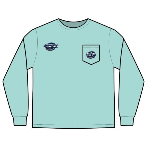 2025 4 Nations Face-Off Unisex Long Sleeve Pocket T-Shirt - Image 9