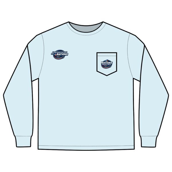 2025 4 Nations Face-Off Unisex Long Sleeve Pocket T-Shirt - Image 11