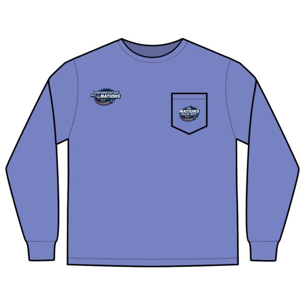 2025 4 Nations Face-Off Unisex Long Sleeve Pocket T-Shirt - Image 13