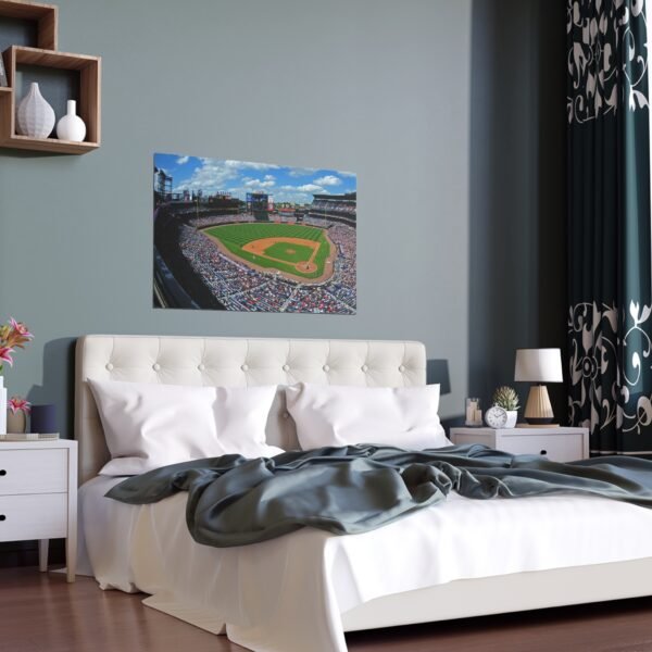 Atlanta Braves Turner Field Indoor and Outdoor Silk Posters