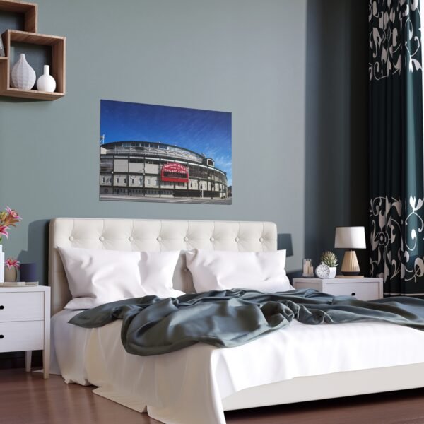 Chicago Cubs Wrigley Field Indoor and Outdoor Silk Posters
