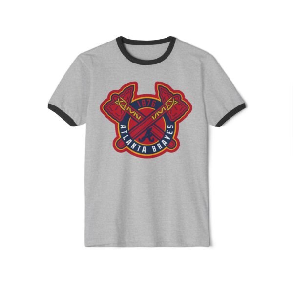 Atlanta Braves Unisex Cotton Ringer T-Shirt - Image 13