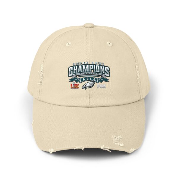 Philadelphia Eagles Super Bowl LIX Champions Unisex Distressed Cap