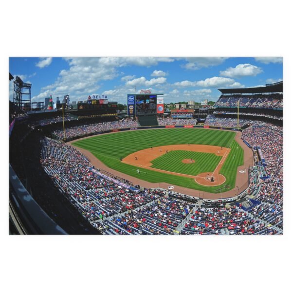 Atlanta Braves Turner Field Indoor and Outdoor Silk Posters - Image 2