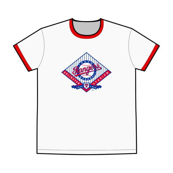 Texas Rangers Men's Staple Ringer Tee - Image 3