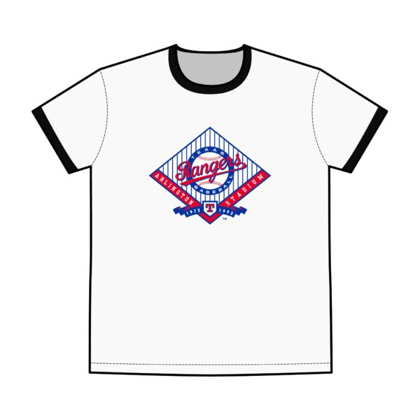Texas Rangers Men's Staple Ringer Tee - Image 5
