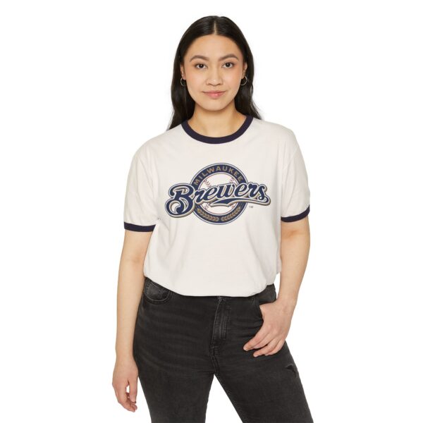 Milwaukee Brewers Unisex Cotton Ringer T-Shirt - Image 7