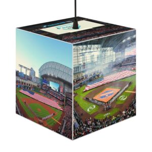 Houston Astros Daikin Park Light Cube Lamp
