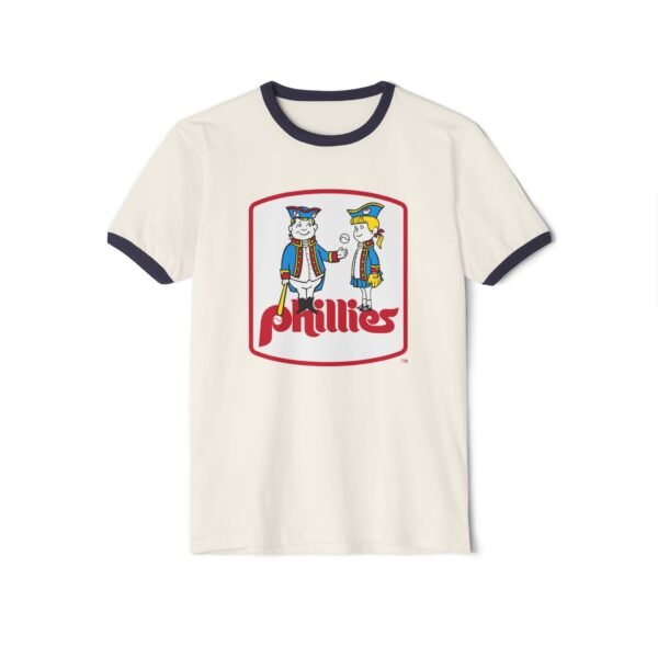 Philadelphia Phillies Unisex Cotton Ringer T-Shirt - Image 5