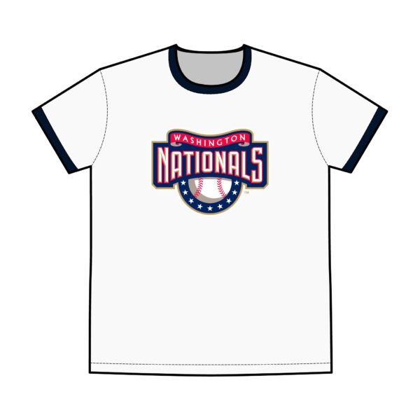 Washington Nationals Men's Staple Ringer Tee - Image 5