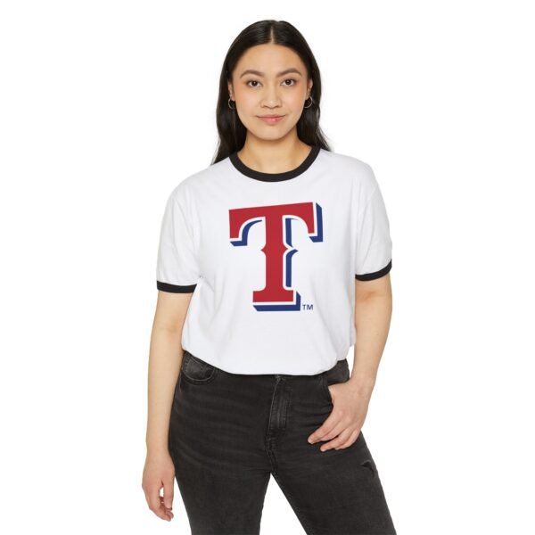 Texas Rangers Unisex Cotton Ringer T-Shirt - Image 11