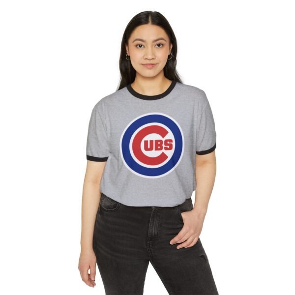 Chicago Cubs Unisex Cotton Ringer T-Shirt - Image 7